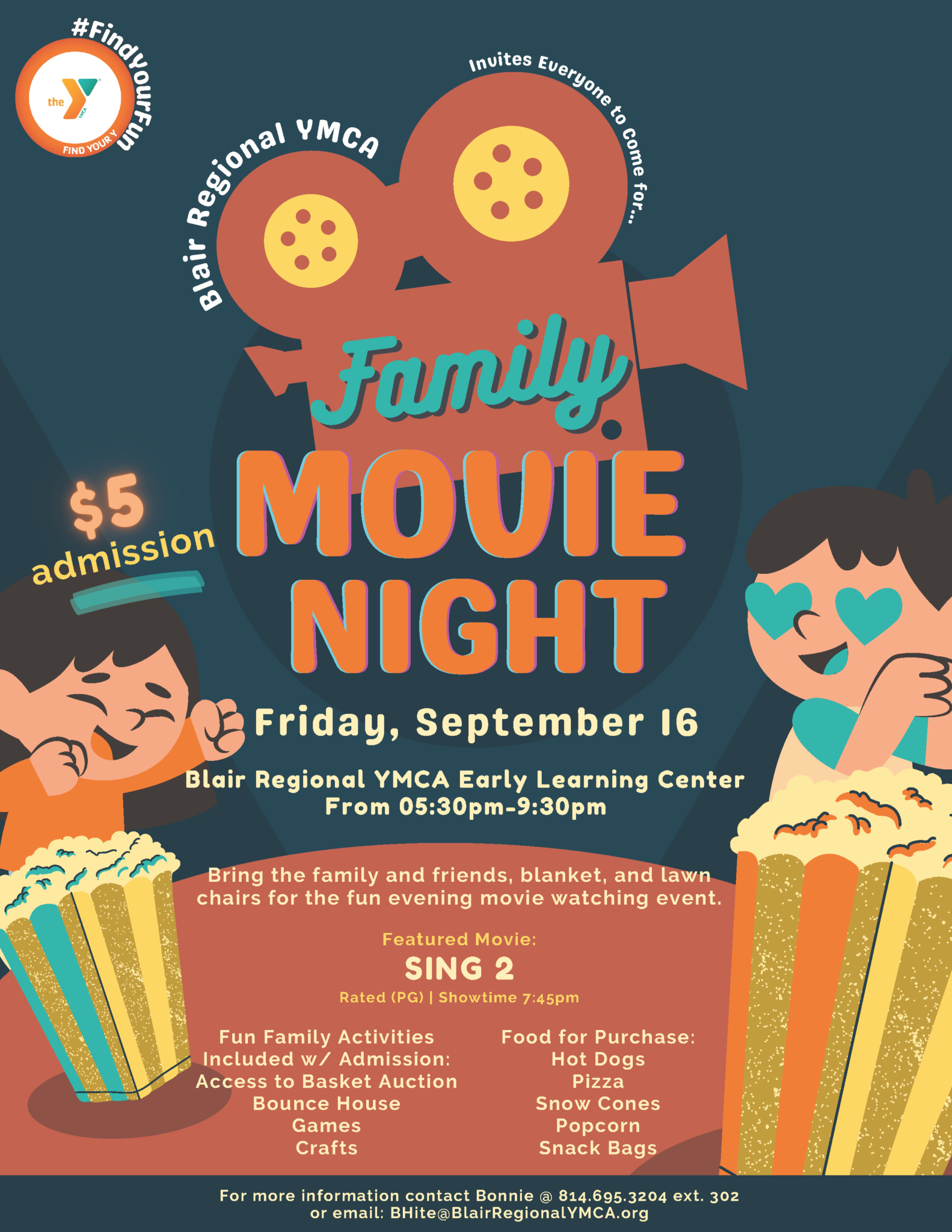 ELC MOVIE NIGHT! - Blair Regional YMCA